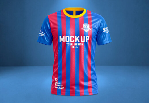 Soccer Polo Shirt Apparel Template