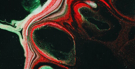 Abstract Creativity Bursting Through Chaotic Dot Fabric © Roman