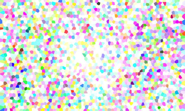 Colorful mosaic pattern with irregular shapes creates a vibrant and textured background abstract arrangement brilliant