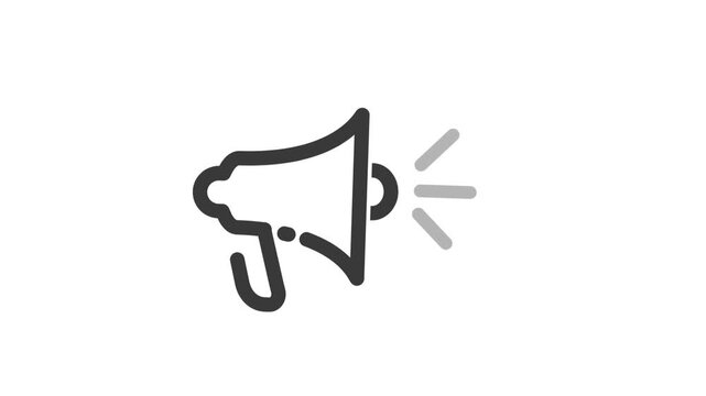 Sound icon, speaker vector icon, promotion.