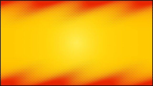 Dynamic vibrant yellow and orange halftone background pattern with abstract geometric dot design for banners and creative modern graphics