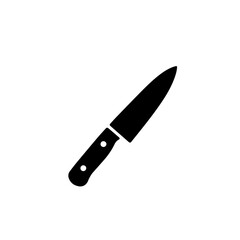 Obraz premium Kitchen Knife 31 Vector – Classic Sharp Stainless Steel Chef Knife Illustration