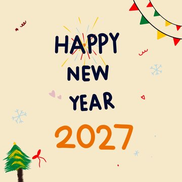 Happy new year card