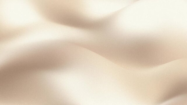 abstract white beige wave motion background grainy elegant neutral gradient loop video animation for luxury design
