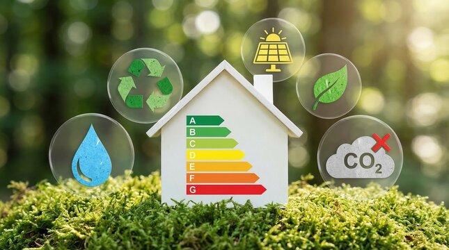 Zero carbon energy source supports renewable energy development and generation for sustainable future with green technology and nature protection