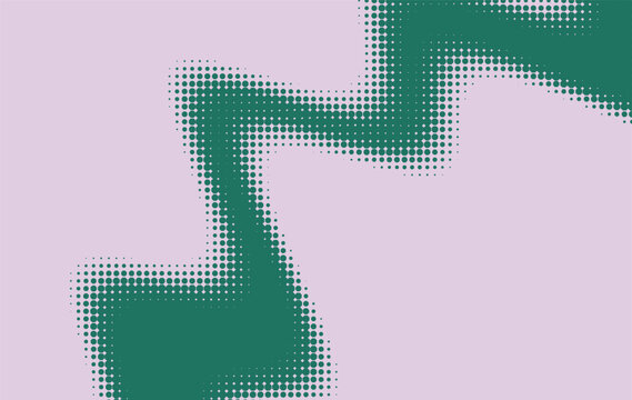 Halftone grunge pattern with irregular lines and dots on a pale pink background texture