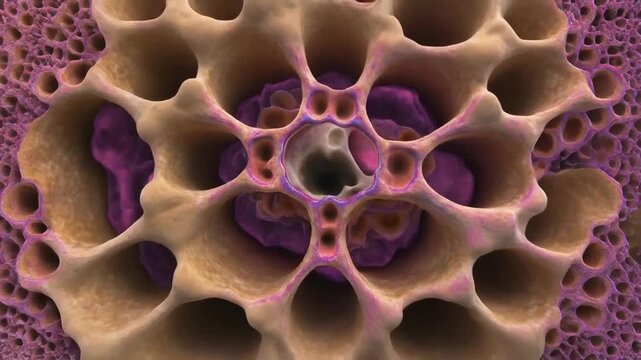 An exploratory journey video of through the inner structure of bones. Begining from the surface and dive deep into the microscopic world of bone cells, marrow, and cavities