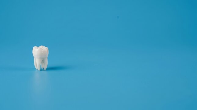 White Tooth for Dental Care Advertising and Clinical Branding