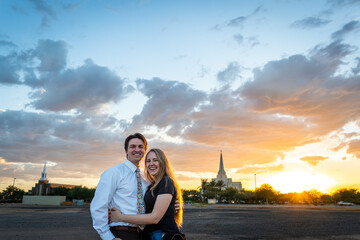 Fototapeta premium The lds temple in Gilbert Arizona 