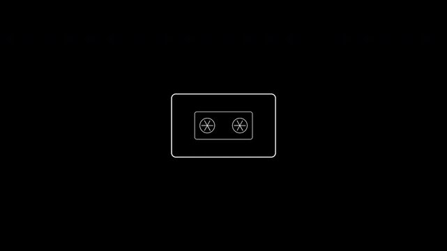 Loading animation with countdown timer and progress bar on transparent background.