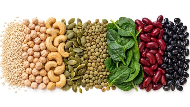 Iron rich plant foods