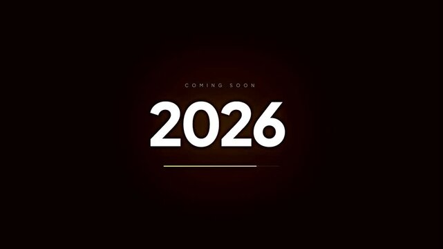 2026 to 2027 new year countdown progress bar animation