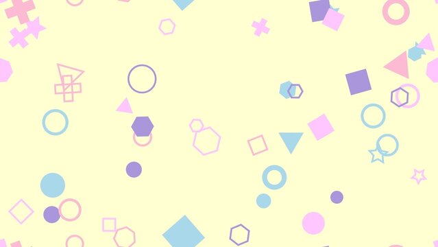 pattern geometric horizontal Colorful Geometric Shapes Background Pattern