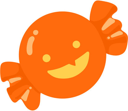 orange halloween candy