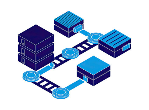 Technology strategy and enterprise infrastructure planning with server blocks and roadmap nodes