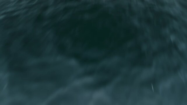 Flight over the sea surface