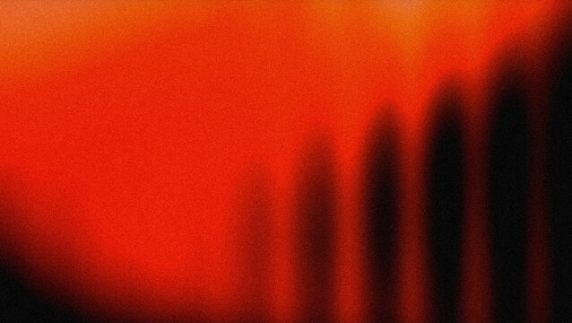 Abstract red and black gradient background with grain texture