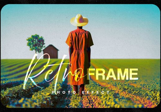 Retro Celluloid Frame Effect For Poster And Social Media Design
