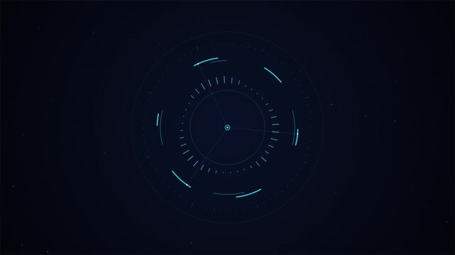 Abstract circle loading fram Neon  circle animation frame loading icon. For animation loop. 4K video
