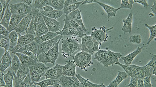 Cytopathic Syncytia Formation in RSV Infected Cell Culture