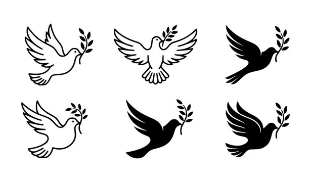 set of black and white wings