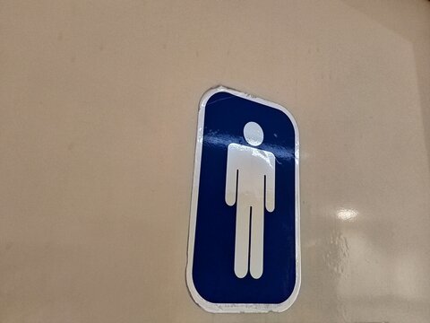 men toilet sign