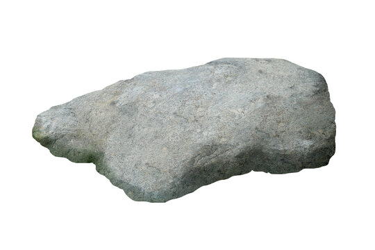 Rock isolated transparency background.