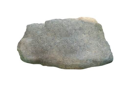 Rock isolated transparency background.