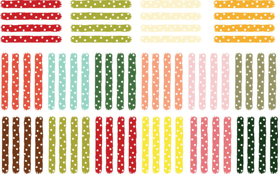 Christmas Polka Dot Stripes Bundle