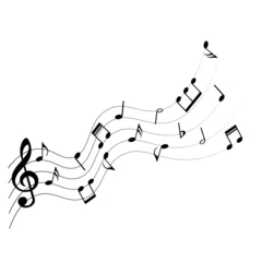 Music notes, design element, vector illustration. © Vectorry