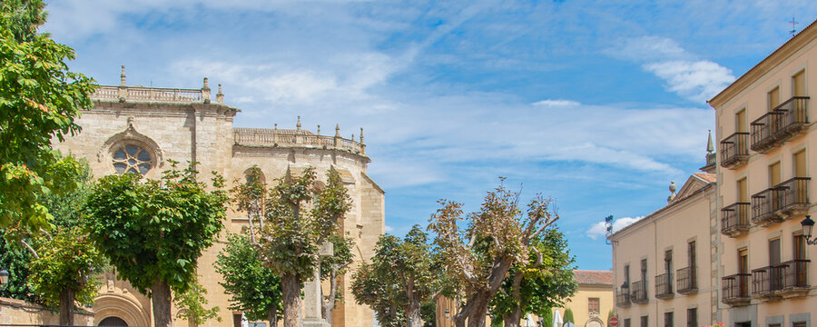 Historic buildings in ciudad rodrigo spain