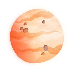 3D Pink Ringed Planet Isolated on Transparent Background PNG Cute Cartoon Saturn-Like Planet Asset for Space Graphic Design Pastel Pink Planet with Rings Transparent PNG Illustration  © Arish