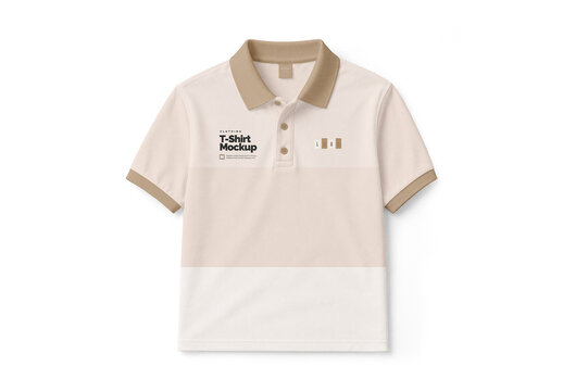 Polo shirt Mockup for Commercial Branding and Product Advertising