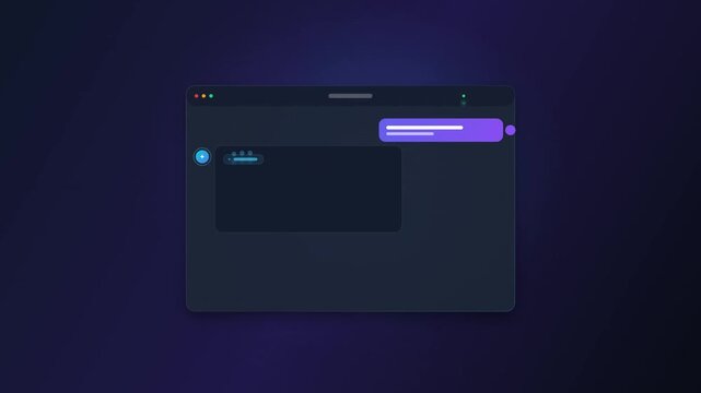 Minimalist Web Application User Interface Interaction Animation