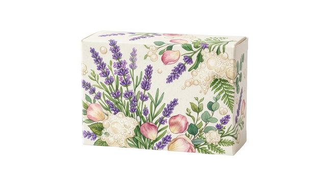 Soap box isolated on transparent background