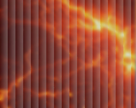 Close-up of fiery orange and yellow flames with dynamic movement in a natural setting