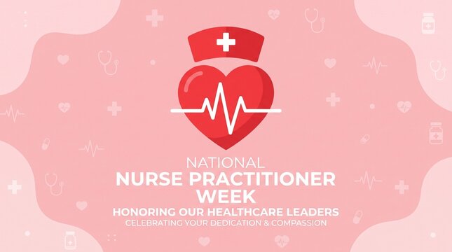 National nurse practitioner week celebration graphic