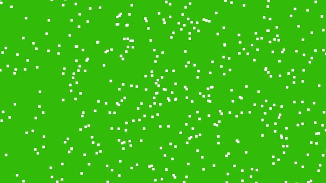 CC particle square Abstract colorful ball background animation overlay. cc ball flying action animation, Glowing particle explosion animation