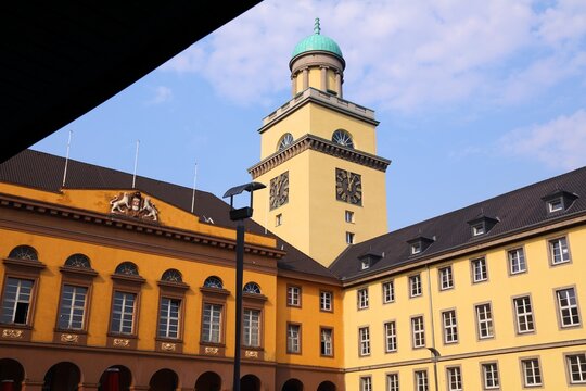 Witten city in Germany. Town Hall (Rathaus).