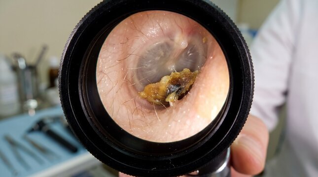 Cerumen Impaction Obstructing the External Ear Canal