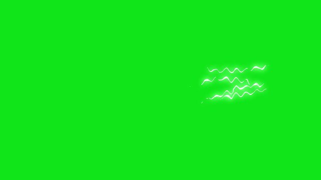 Realistic white lightning bolt strike FX, intense electric discharge, glowing thunder energy and bright flash explosion, storm electricity overlay isolated on green screen background, Ultra HD 4K