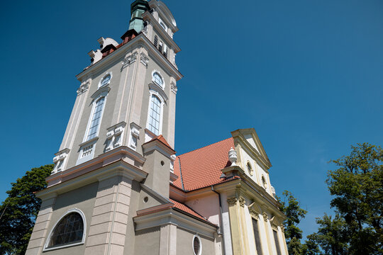 Sopot, Poland - July 16, 2026: Historic churches, villas, gardens and resort-era architecture characterize Sopot&rsquo;s leafy spa district near the Baltic waterfront.