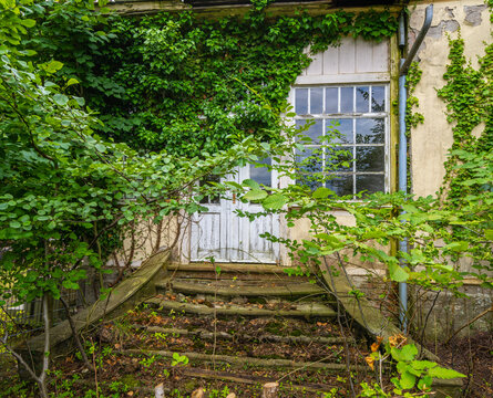 Detailfoto, Geb&auml;ude ist Teil des historischen M&uuml;hlenensembles in Wustrau, Fehrbellin, Brandenburg, Deutschland