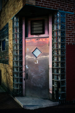 Stainless steel door