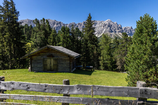 Alpine Cabin in the Dolomites