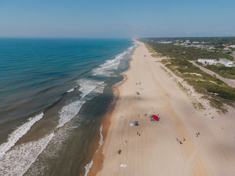 Long Island Kirk Beach Along the Atlantic Ocean