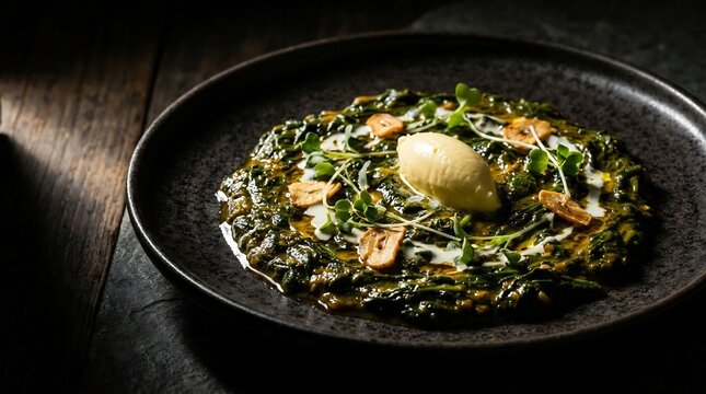 Saag: Textural analysis of a creamy spinach puree