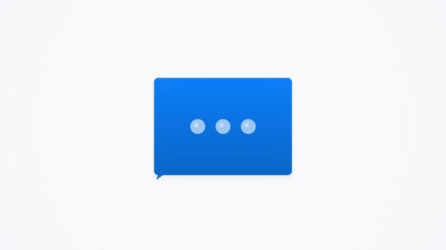 Interactive Speech Bubbles Chat Animation