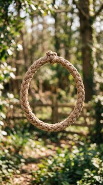Braided rope loop