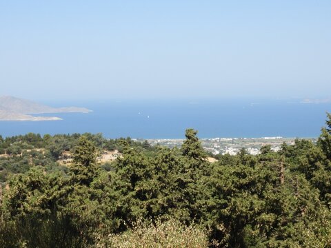 panorama greckiej wyspy Kos 